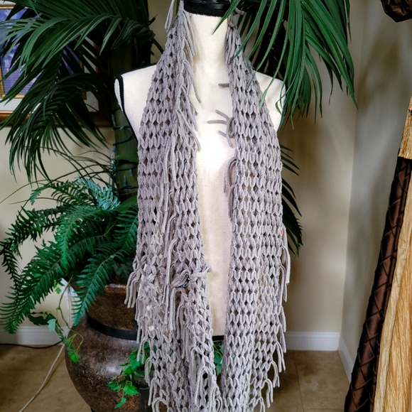 Gray Infinity Scarf - Picture 2 of 2